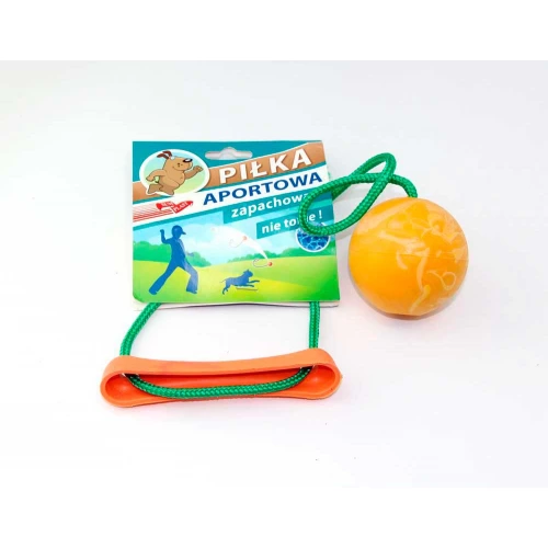 Sum-Plast Aportowa- мяч с веревкой Сам-Пласт для собак