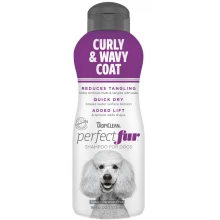 TropiClean Perfect Fur Curly Wavy Coat - шампунь Тропиклин для собак с кучерявой и волнистой шерстью