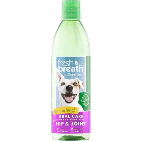 TropiClean Fresh Breath - добавка в воду Тропиклин Поддержка суставов для собак