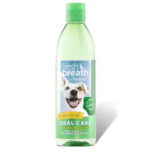 TropiClean Fresh Breath - добавка в воду Тропиклин Свежее дыхание для собак