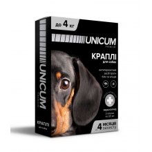 Unicum - краплі від бліх, кліщів і вошей Унікум для собак