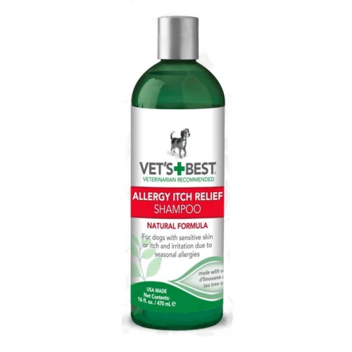 Vets Best Allergy Itch Relief Shampoo - шампунь Вэт Бест для собак при аллергии