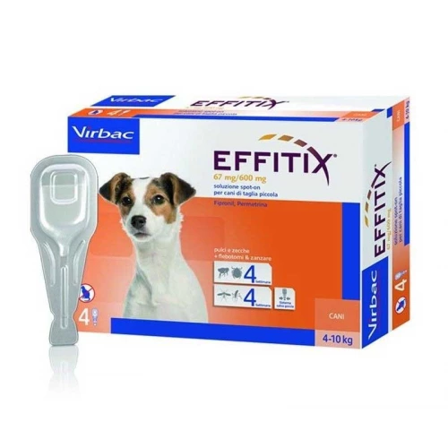 Virbac Effitix - капли от блох и клещей Эффитикс для собак