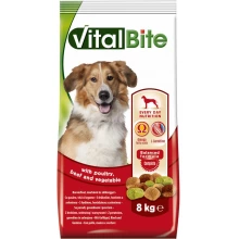 VitalBite - корм ВіталБайт з птахом, яловичиною та овочами для собак