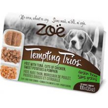 Zoe Tempting Trions - паштет Зои из тунца с кусочками курицы, батата и тыквы для собак