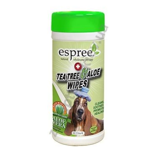 Espree Tea Tree and Aloe Healing Wipes - салфетки Espree для заживления ран