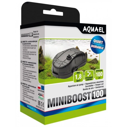 Aquael Miniboost 100 - компресор Акваель Мінібуст для акваріума до 100 л, 1,8 Вт