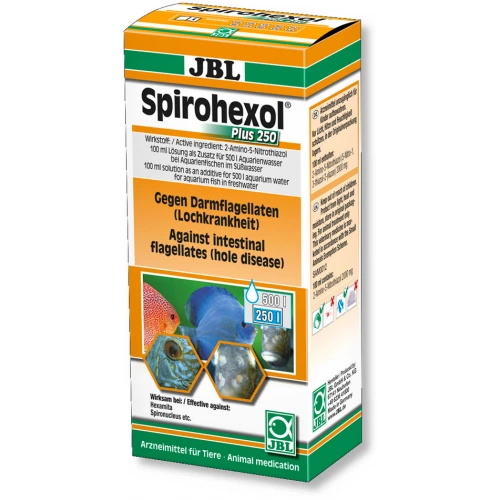 JBL Spirohexoll - препарат Спірохексолл проти дірчастої хвороби риб