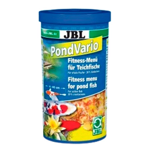 JBL Pond Vario - змішаний корм Джей Бі Ел з пластівців, паличок і рачків