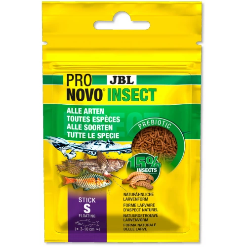 JBL ProNovo Insect Stick S - основний корм Джей Бі Ел палички для акваріумних риб