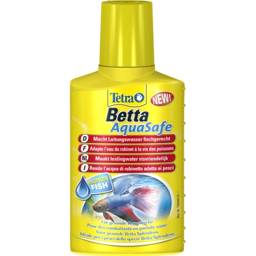 Tetra Betta Aqua Safe - препарат Тетра для подготовки водопроводной воды к использованию в аквариуме