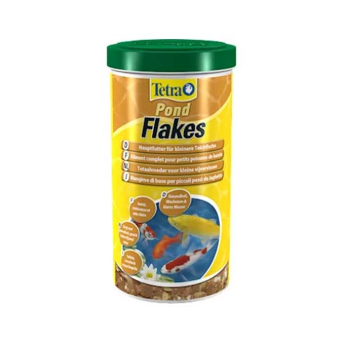 Tetra Pond Flakes - основний корм Тетра для ставкових риб, у вигляді пластівців