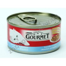 Gourmet Red - корм Гурмет кусочки в подливке с лососем и форелью для кошек