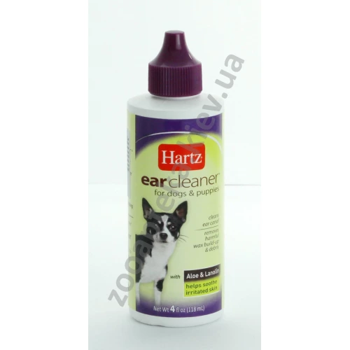 Hartz Ear Cleaner for Dogs and Puppies - лосьон Хартц для очищения ушей собак и щенков