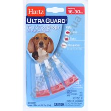 Hartz Ultra Guard - краплі від бліх, кліщів і комарів Хартц 3 в 1 для собак та цуценят від 7 до 13 кг