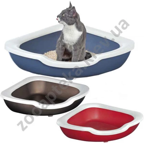 Imac Fred - угловой открытый туалет Аймак Фрэд для кошек, пластик
