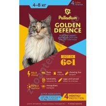 Palladium Golden Defence - капли на холку Палладиум от паразитов для кошек весом 4-8 кг