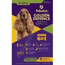 Palladium Golden Defence - капли Палладиум от паразитов для собак малых пород