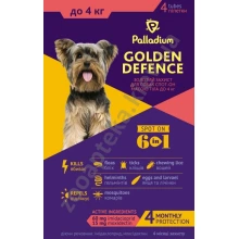 Palladium Golden Defence - капли Палладиум от паразитов для собак мини пород