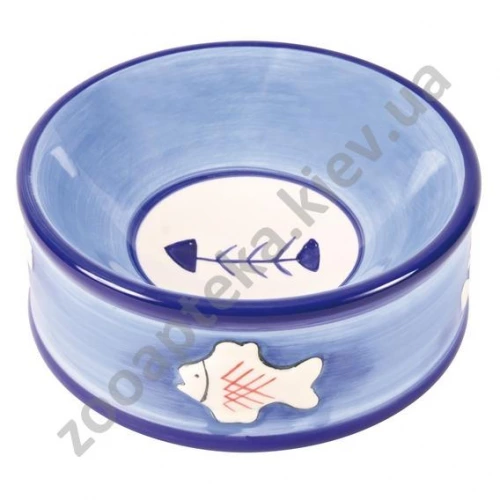 Trixie - керамічна миска Тріксі з малюнком риби