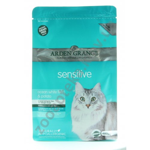 Arden Grange Adult Cat Sensitive - корм Арден Грендж для кошек с чувствительным желудком
