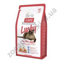 Brit Care Lucky Vital Adult - корм Бріт з куркою та рисом для кішок
