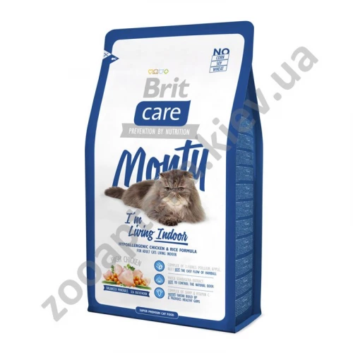 Brit Care Monty Indoor - корм Бріт для кішок, що живуть в приміщенні