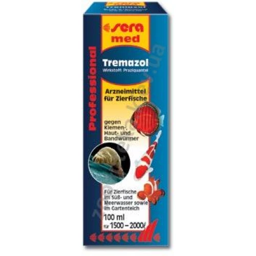 Sera Med Professional Tremazol - препарат Сера для боротьби з іхтіопатогенними черв'яками і глистами