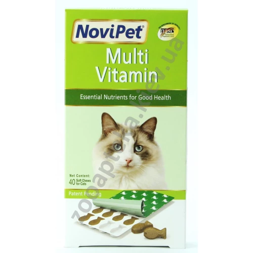 NoviPet Multi VitamIn - мультивитаминный комплекс НовиПет для кошек