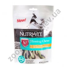 Nutri-Vet Flossing Chews - лакомства Нутри-Вет для чистки зубов собак