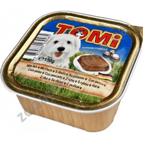 TOMi - паштет ТОМи с рыбой для собак
