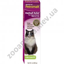Sentry Petromalt Hairball Relief - Выведение шерсти паста Сентри со вкусом солода для кошек