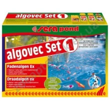 Sera Pond Algovec Set 1 - засіб Алговек для видалення ниткоподібних водоростей