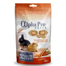 Cunipic Alpha Pro Snack - ласощі Куніпік морквяні подушечки з ягідною начинкою для гризунів