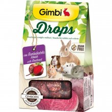 Gimbi Drops - ласощі Джимбі дропси з буряком для гризунів