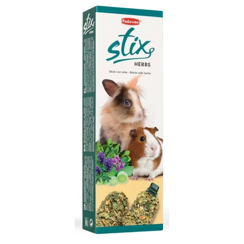 Padovan Stix Herbs Coniglietti - ласощі Падован для карликових кроликів, шиншил, морських свинок