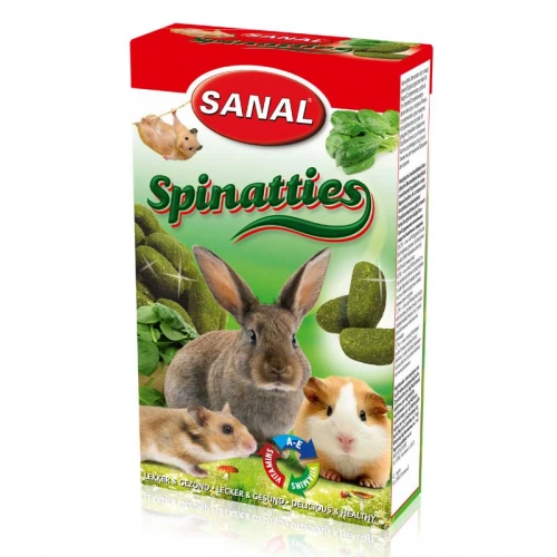 Sanal Spinatties - мультивитаминное хрустящее лакомство Санал со шпинатом для грызунов