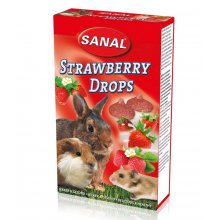 Sanal Strawberry Drops - мультивитаминное лакомство Санал с клубникой для грызунов