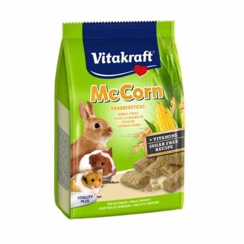 Vitakraft Mc Corn Light - ласощі Вітакрафт з кукурудзою і злаками для гризунів