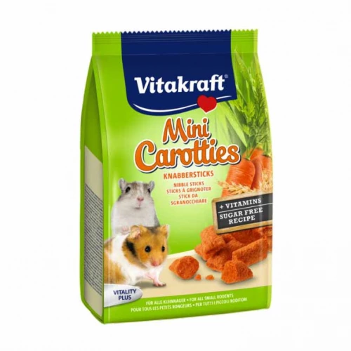Vitakraft Mini Carrotties - лакомство Витакрафт с морковью и злаками для мелких грызунов