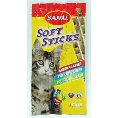 Sanal Soft Skicks - лакомство Санал, с индейкой и печенью