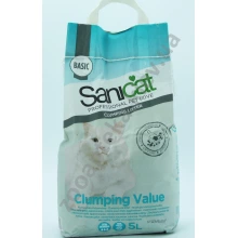 Sanicat Clumping Value - комкующийся наполнитель Саникет для кошачьего туалета