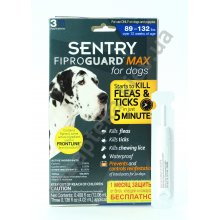 Sentry FiproGuard Max - капли антипаразитарные Сентри для собак 40-60 кг
