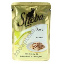 Sheba Duet - корм Шеба с кроликом и домашней птицей в соусе