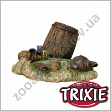 Trixie - декорация Трикси бочка, шлем и меч