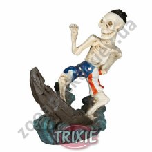 Trixie - декорация Трикси скелет серфингист