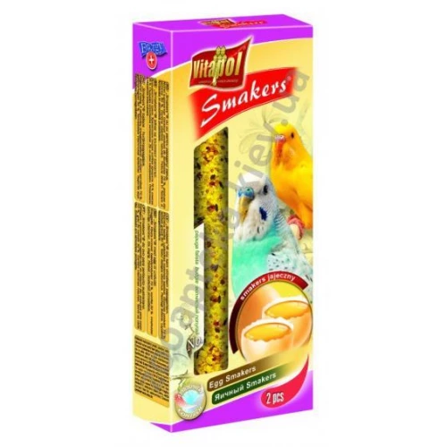 Vitapol Egg Smakers - ласощі Вітапол, з яйцями для хвилястих папуг, в колбі
