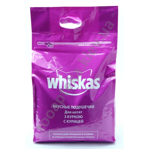 Whiskas - корм Вискас вкусные подушечки с курицей для котят