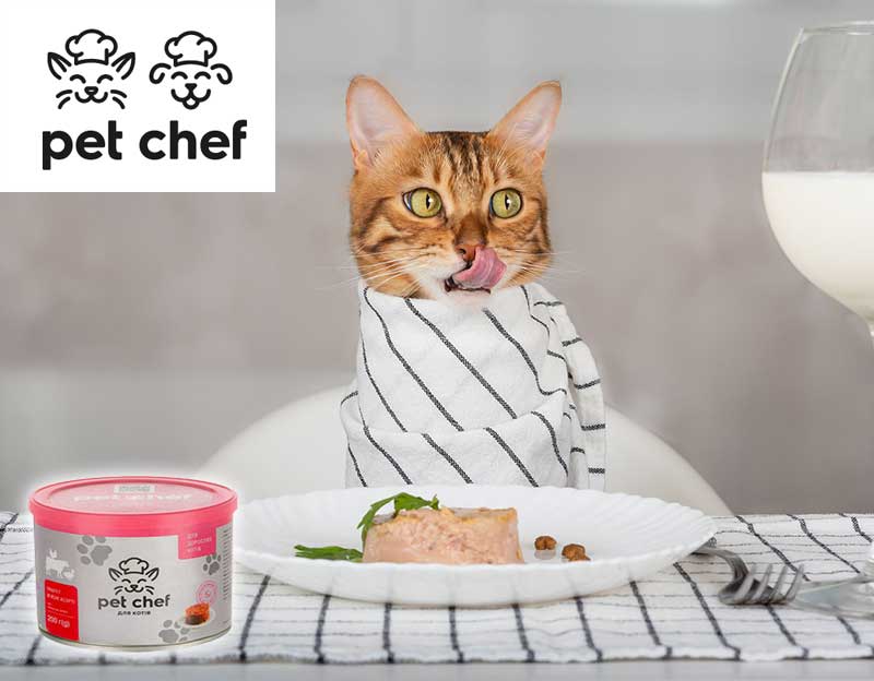 консервы для кошек Pet Chef купить